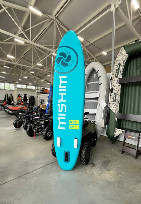 SUP (САП) Доска MISHIMO PRO-MAX Light Teal 11’ (335см) в Прокопьевске