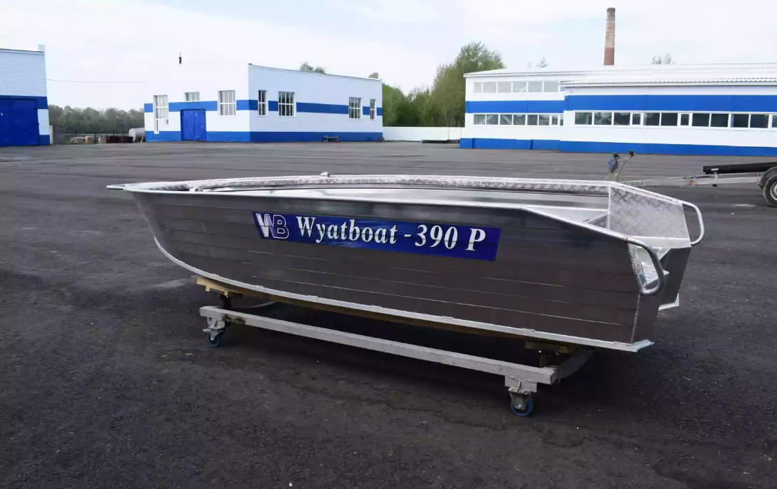 Алюминиевая лодка Wyatboat-390Р Увеличенный борт в Прокопьевске