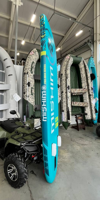 SUP (САП) Доска MISHIMO PRO-MAX Light Teal 11’ (335см) в Прокопьевске