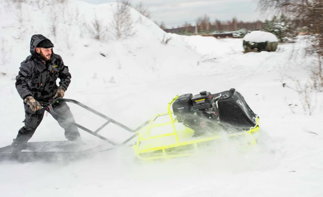 Мотобуксировщик Бурлак ХОЗЯИН-1 (капот ткань) в Прокопьевске