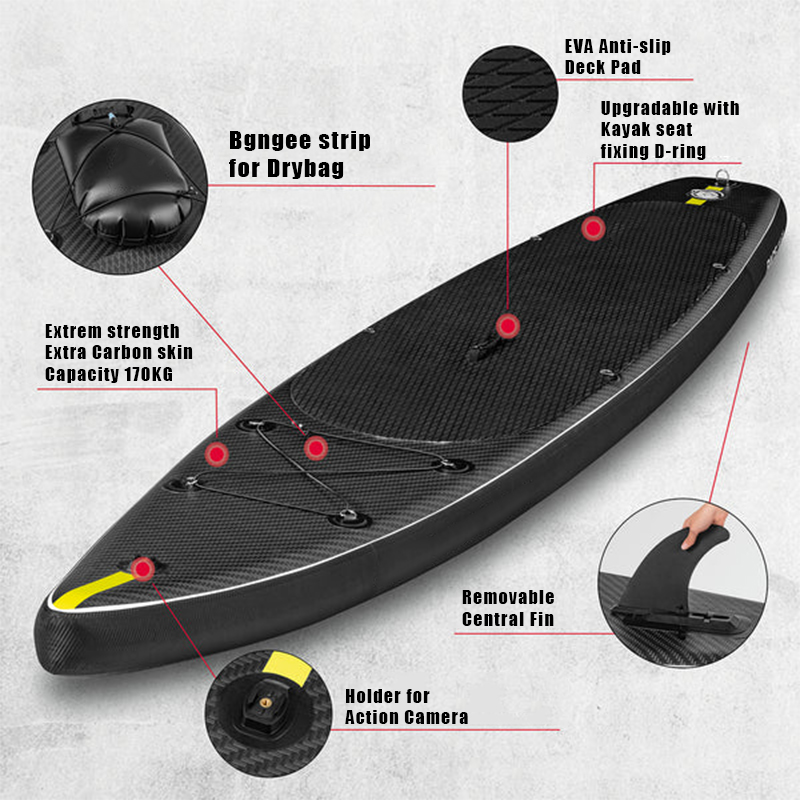 SUP (САП) ДОСКА MISHIMO CARBON DARKSIDE 11’ (335СМ) в Прокопьевске