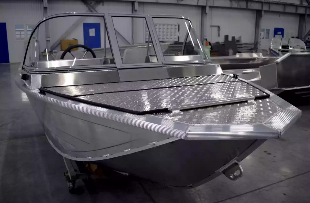 Алюминиевый катер Неман-450 DC NEW без покраски в Прокопьевске