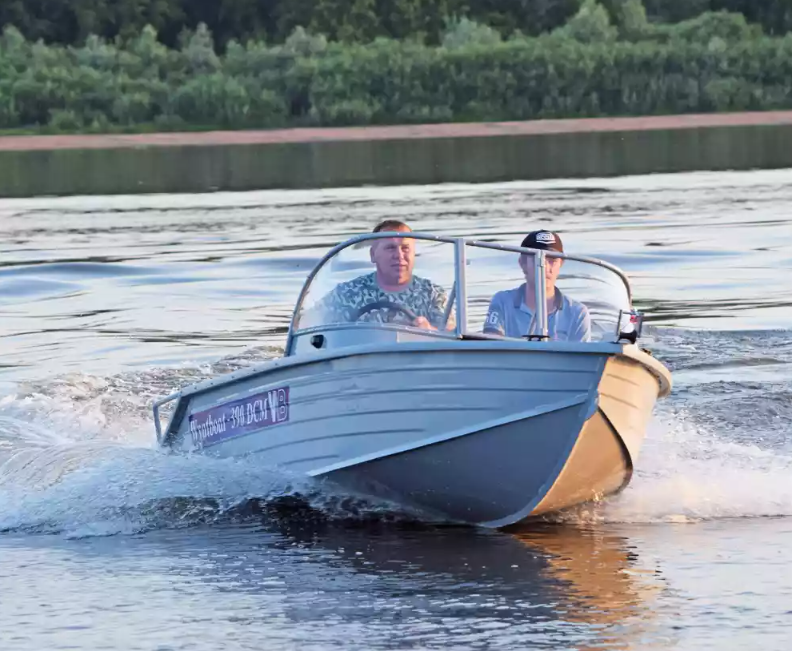 Алюминиевый катер Wyatboat-390 DCM в Прокопьевске