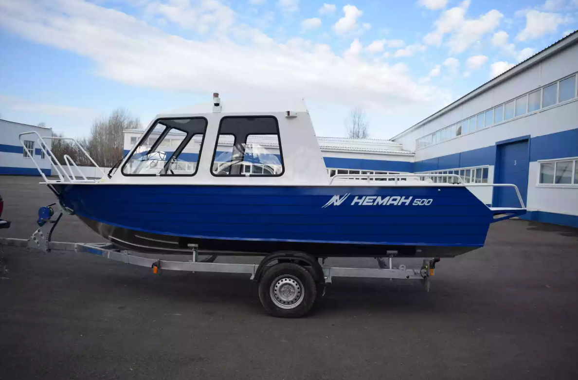 Алюминиевый катер Неман-500 (закрытая рубка) в Прокопьевске