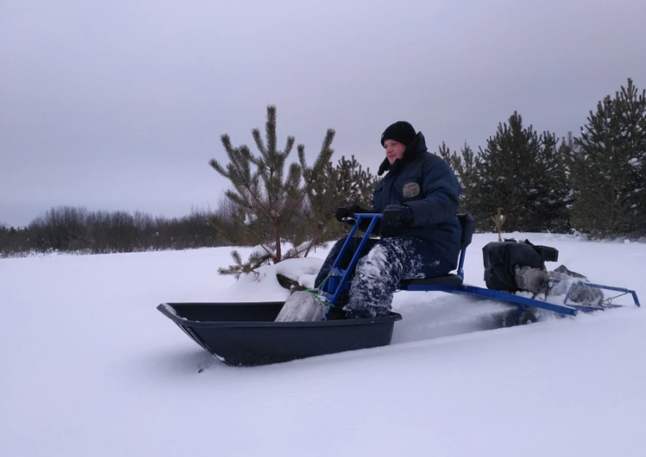 Мотобуксировщик толкач Альбатрос-XL8 с модулем. С фарой, тележки в Прокопьевске