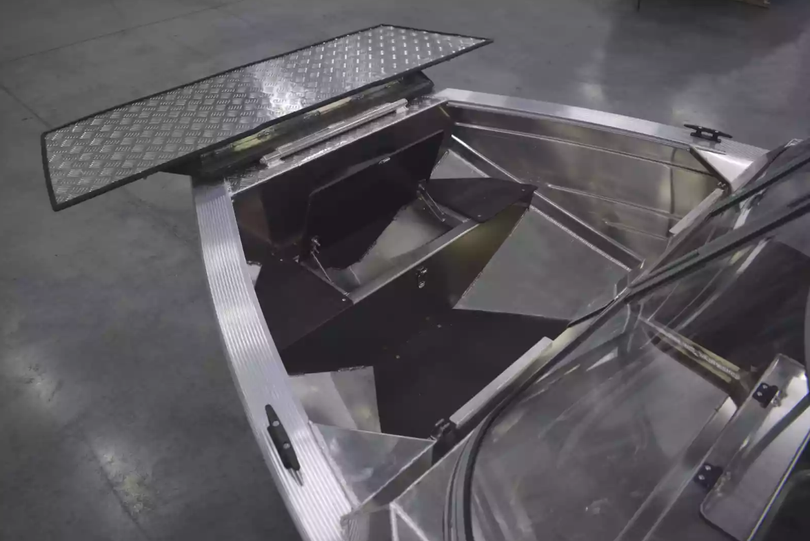 Алюминиевый катер Неман-450 DC NEW без покраски в Прокопьевске