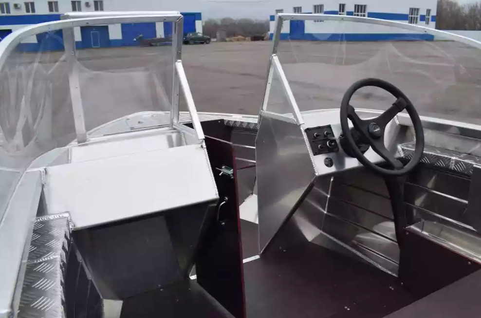 Алюминиевая лодка Wyatboat-390 DCM Увеличенный борт в Прокопьевске