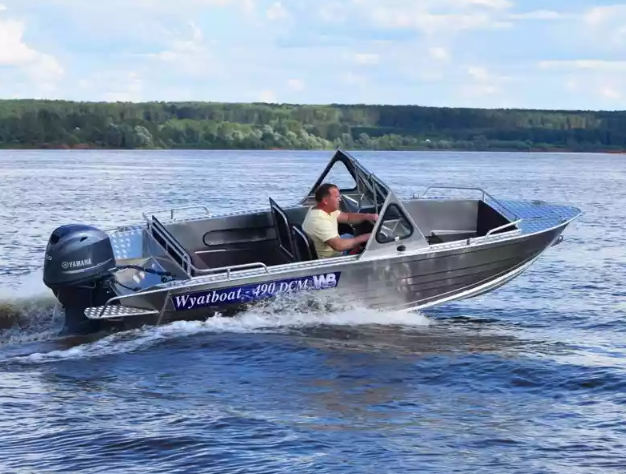 Алюминиевый катер Wyatboat-490 DCM Pro в Прокопьевске