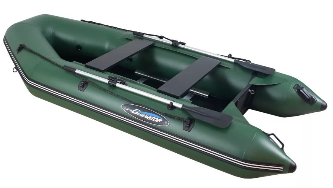 МОТОРНО-ГРЕБНАЯ ЛОДКА ПВХ GLADIATOR А 340 ТК С ФАНЕРНЫМ ПОЛОМ в Прокопьевске