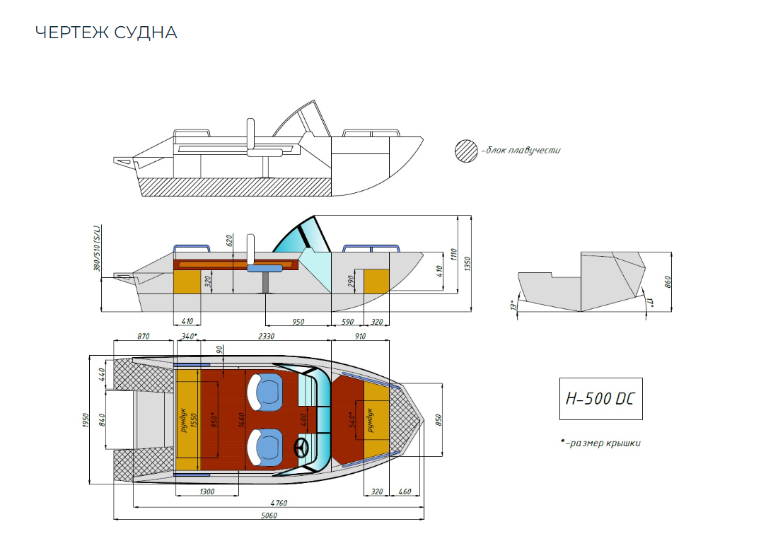 Алюминиевый катер Неман-500 DC в Прокопьевске