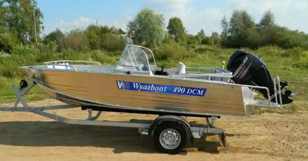 Алюминиевый катер Wyatboat-490 DCM в Прокопьевске