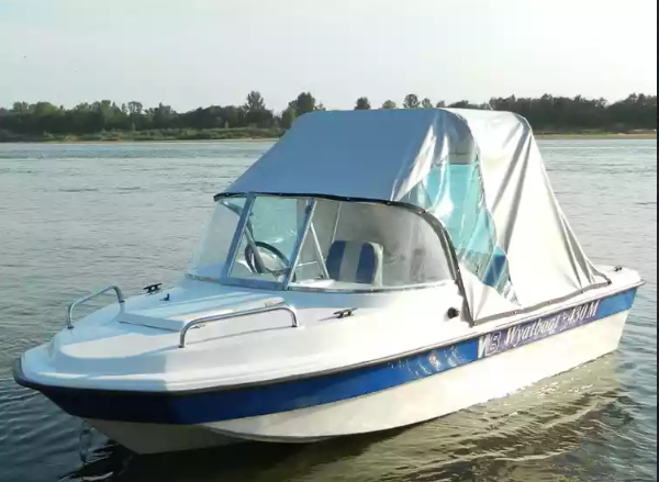 Стеклопластиковый катер Wyatboat-430 M (тримаран) в Прокопьевске