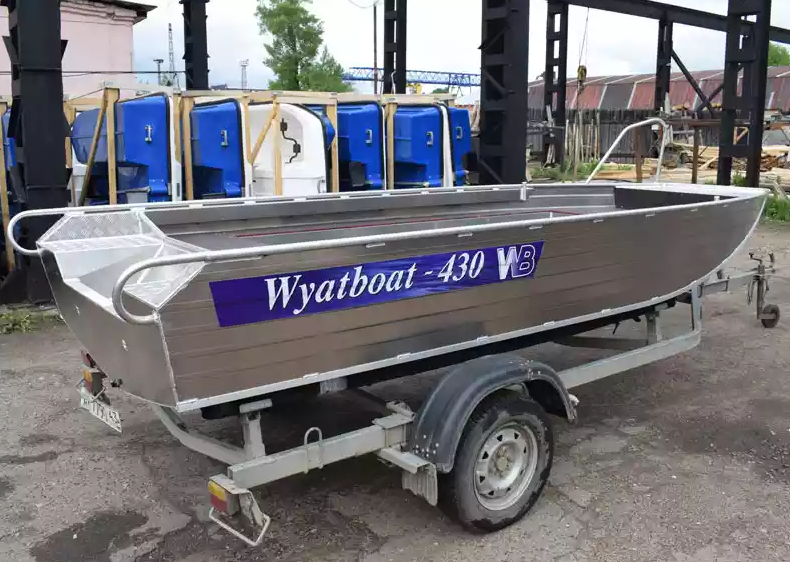 Алюминиевая лодка  Wyatboat-430 Master в Прокопьевске