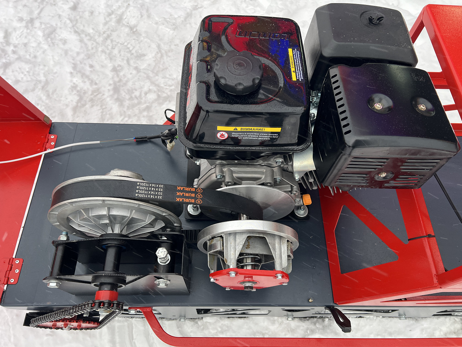 Мотобуксировщик EX-MOTO SNOWDOG S500 15л.с в Прокопьевске