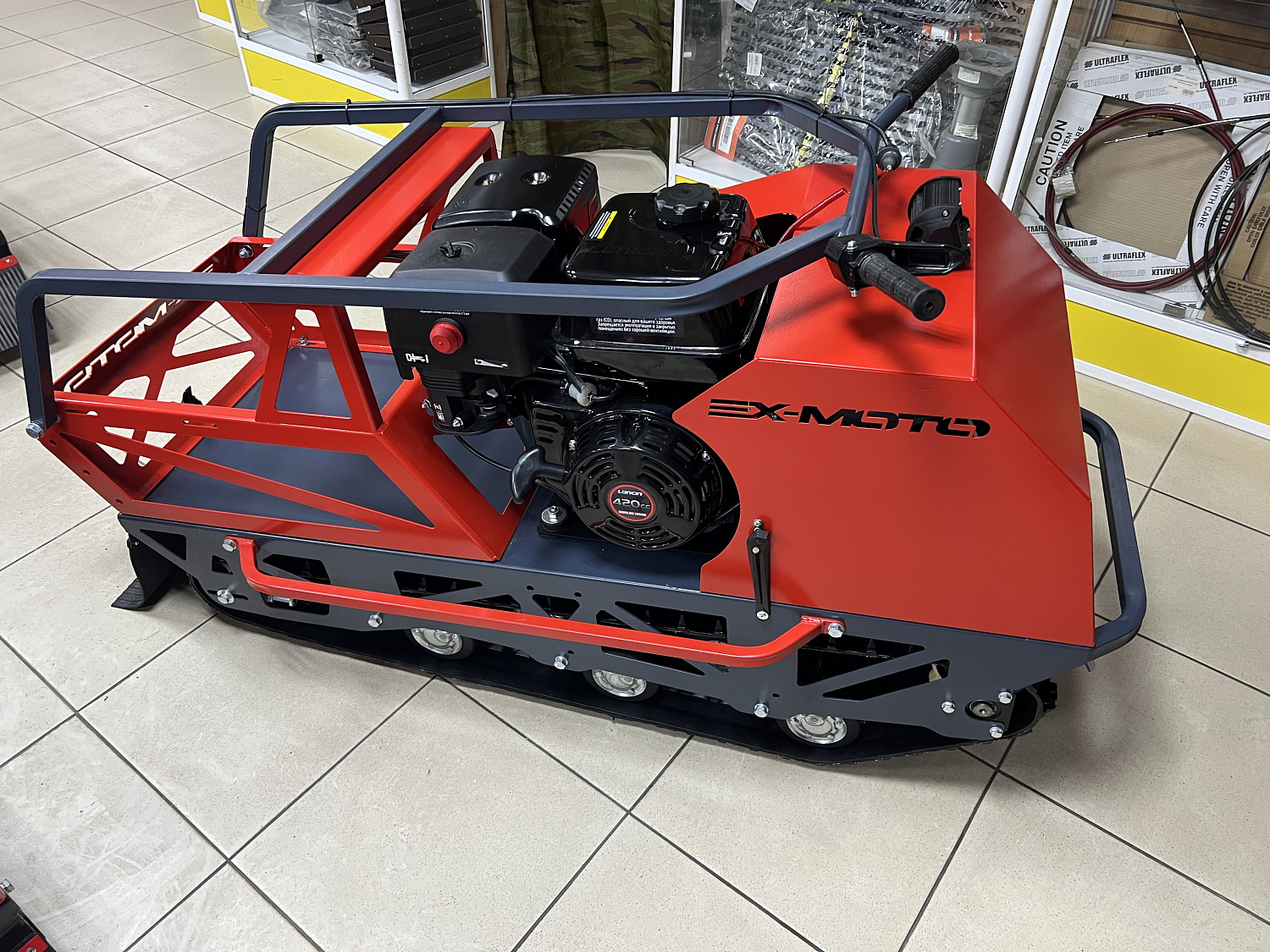 Мотобуксировщик EX-MOTO SNOWDOG S500 15л.с в Прокопьевске