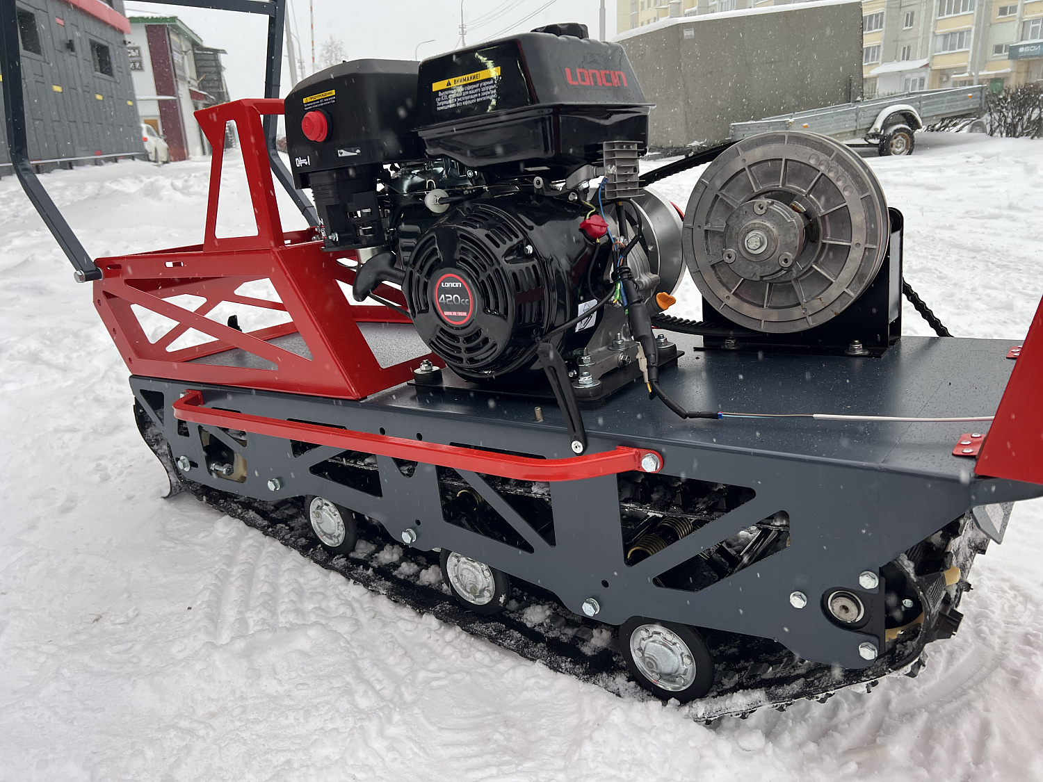 Мотобуксировщик EX-MOTO SNOWDOG S500 15л.с в Прокопьевске