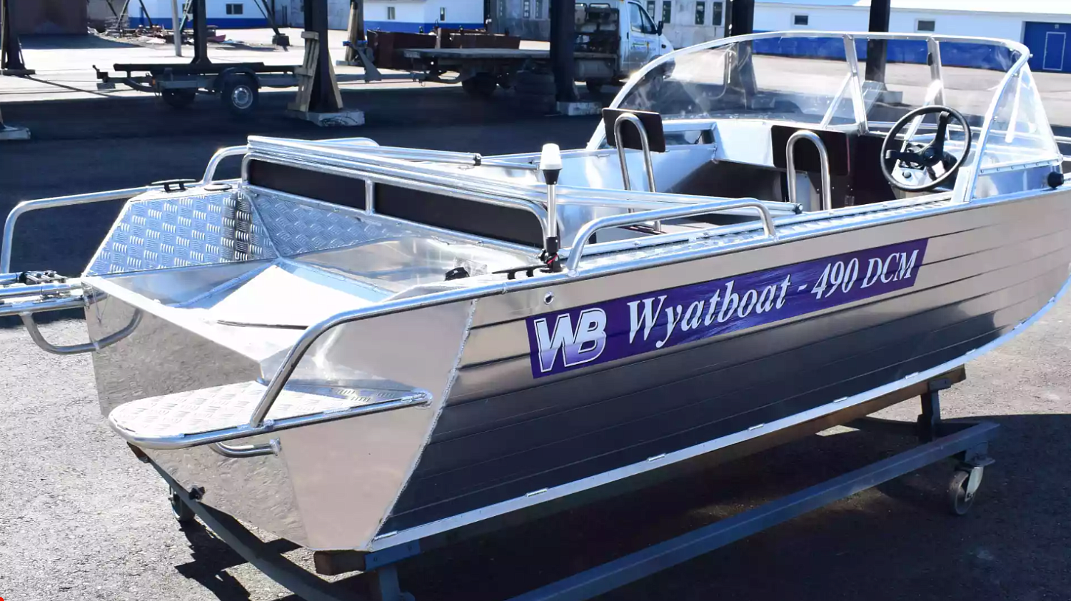 Алюминиевый катер Wyatboat-490 DCM в Прокопьевске