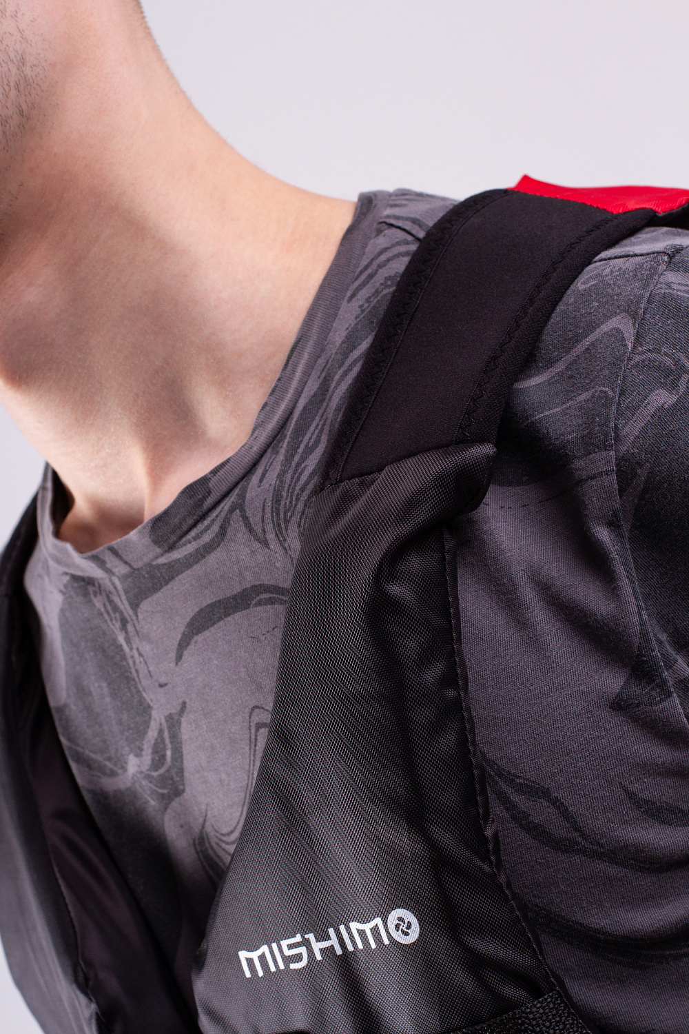 Жилет спасательный MISHIMO PRO Премиум качества Черно-красный в Прокопьевске